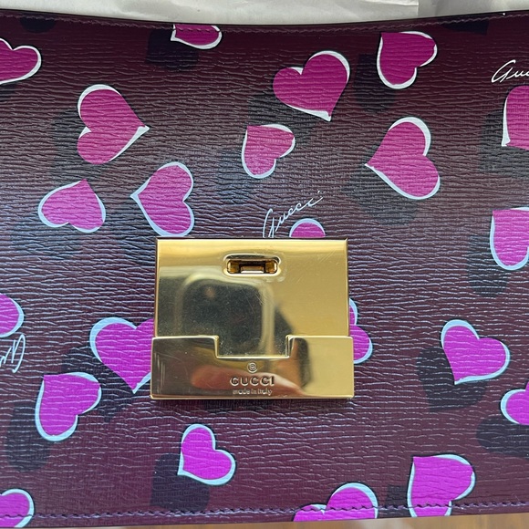 Gucci Heartbeat Shanghai Limited Edition Leather Clutch | Rare | Authentic TRR - Picture 2 of 7